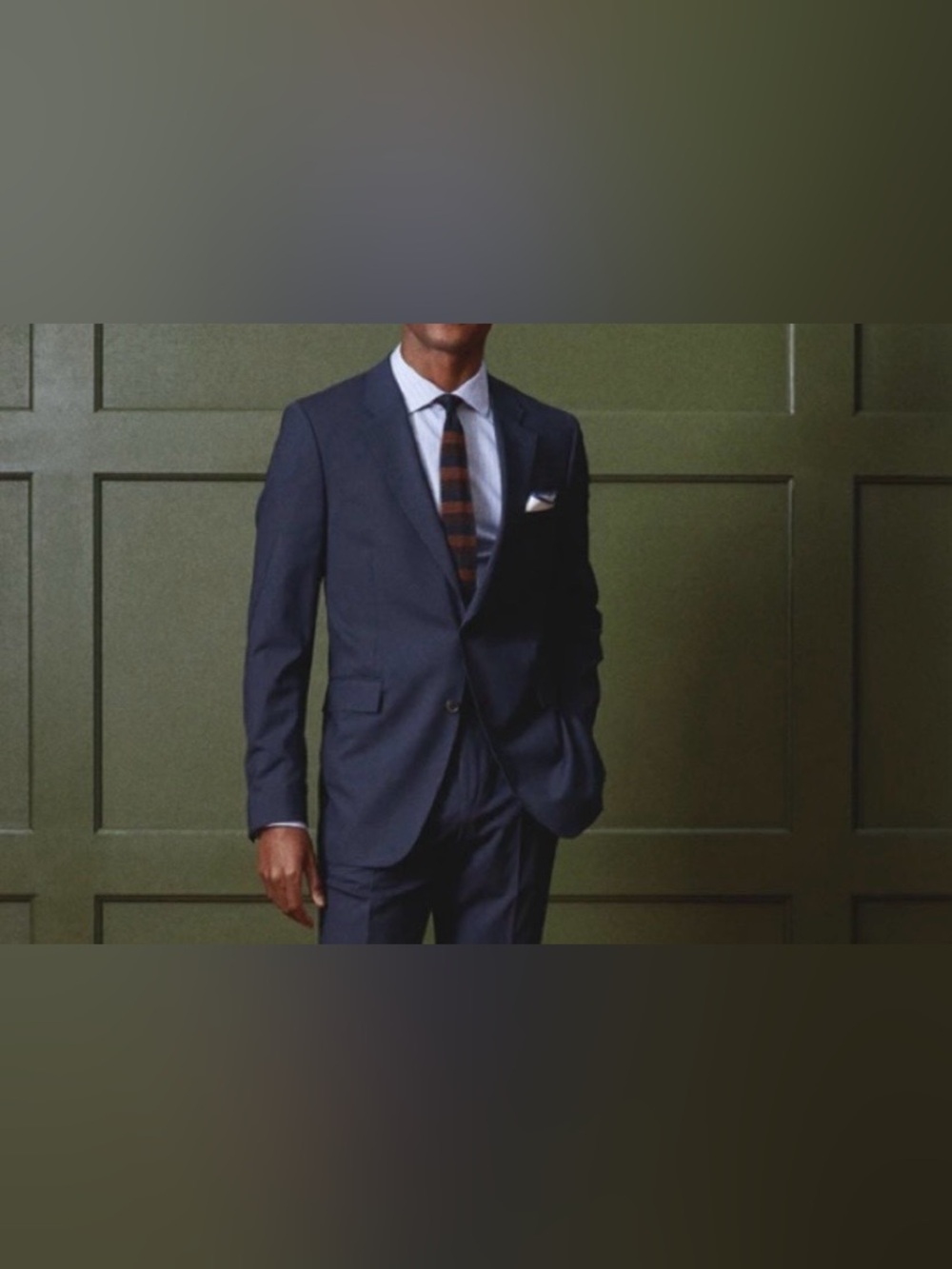 Todd Snyder Sutton Fit Blazer dark Navy Blue Tollegno 1900 Italy 3D Wool 44R